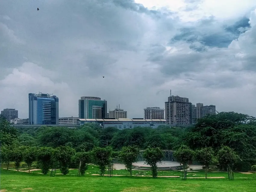 South-East Delhi skyline near East of Kailash / Nehru Place
