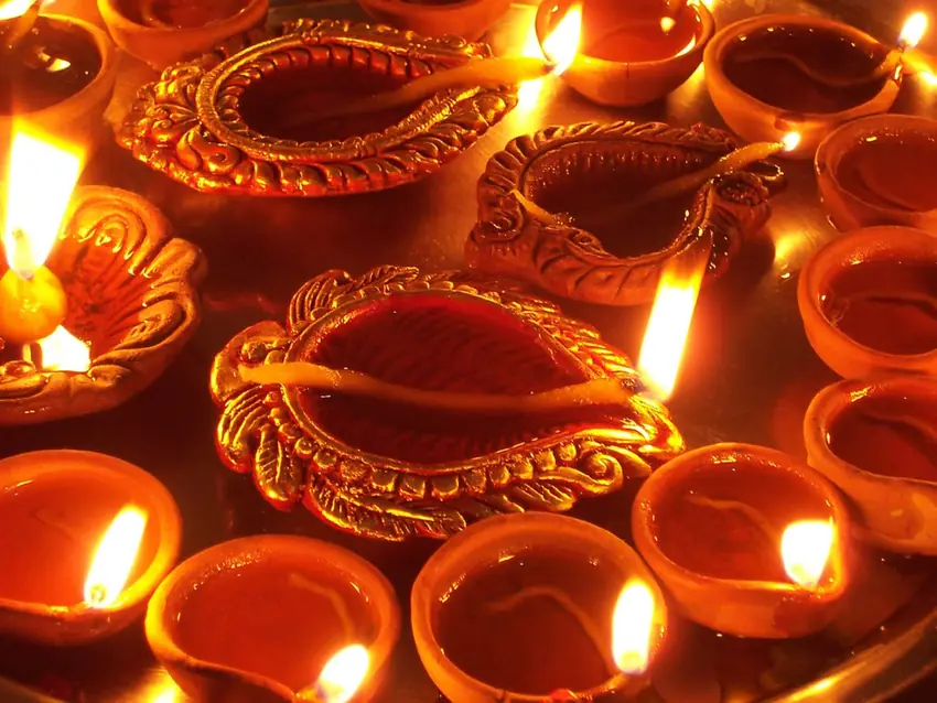 Diwali diya lamps